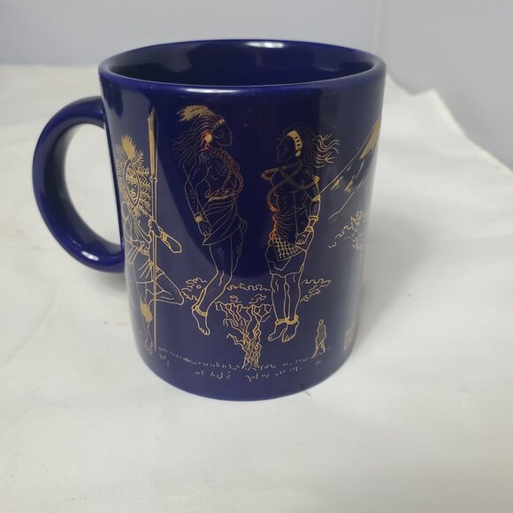 4 Kenyan Big 5 (Elephant, Rhino, Lion, Buffalo and Leopard) Coffee Cups - Picture 9 of 12